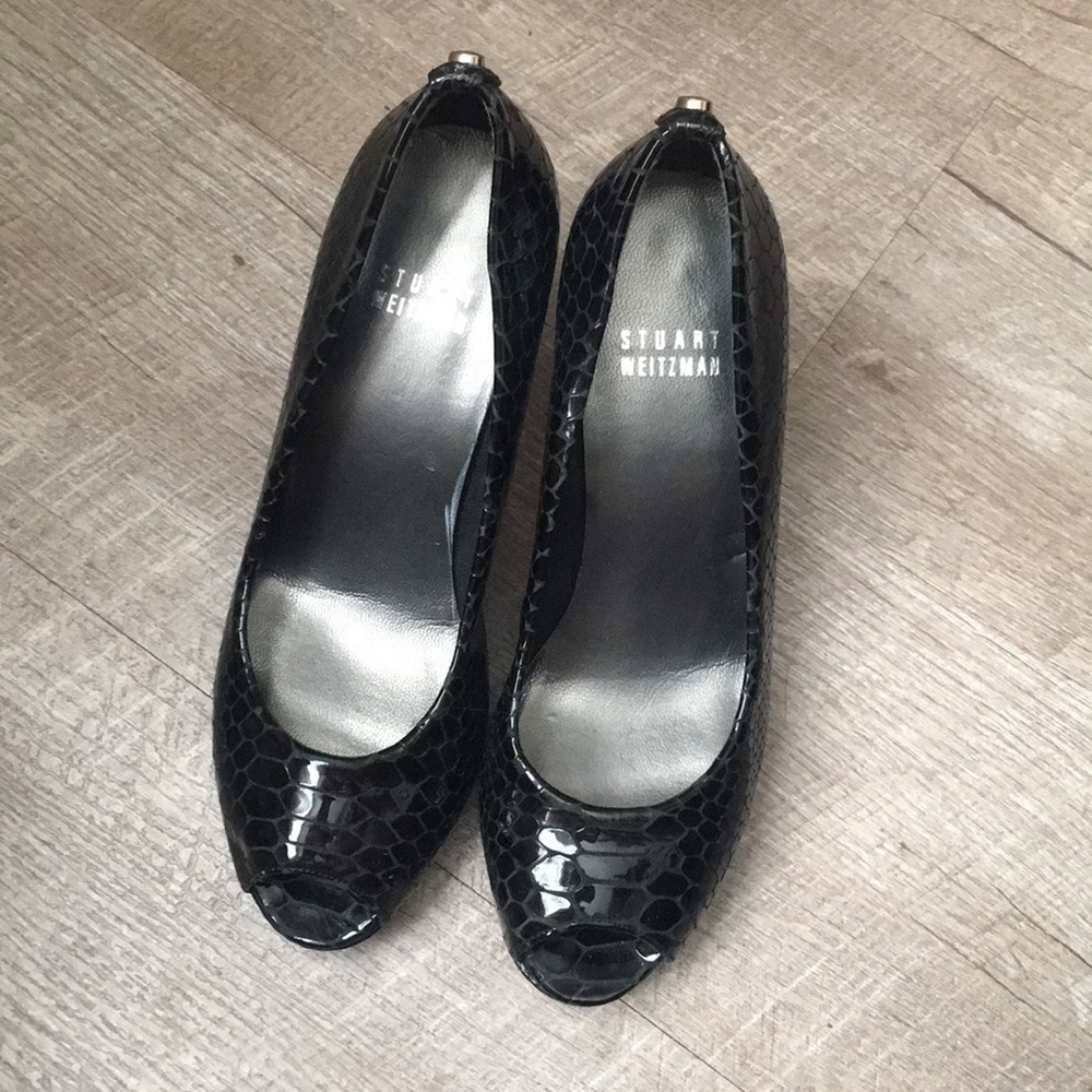 Stuart Weitzman open toe heels